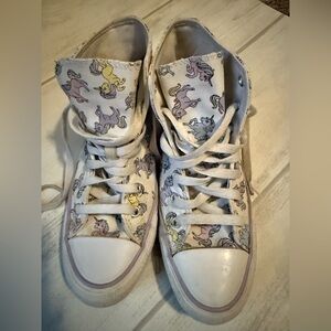 Converse Unicorn Girls Hi‎ Tops Shoes Sneakers kids size 4 purple